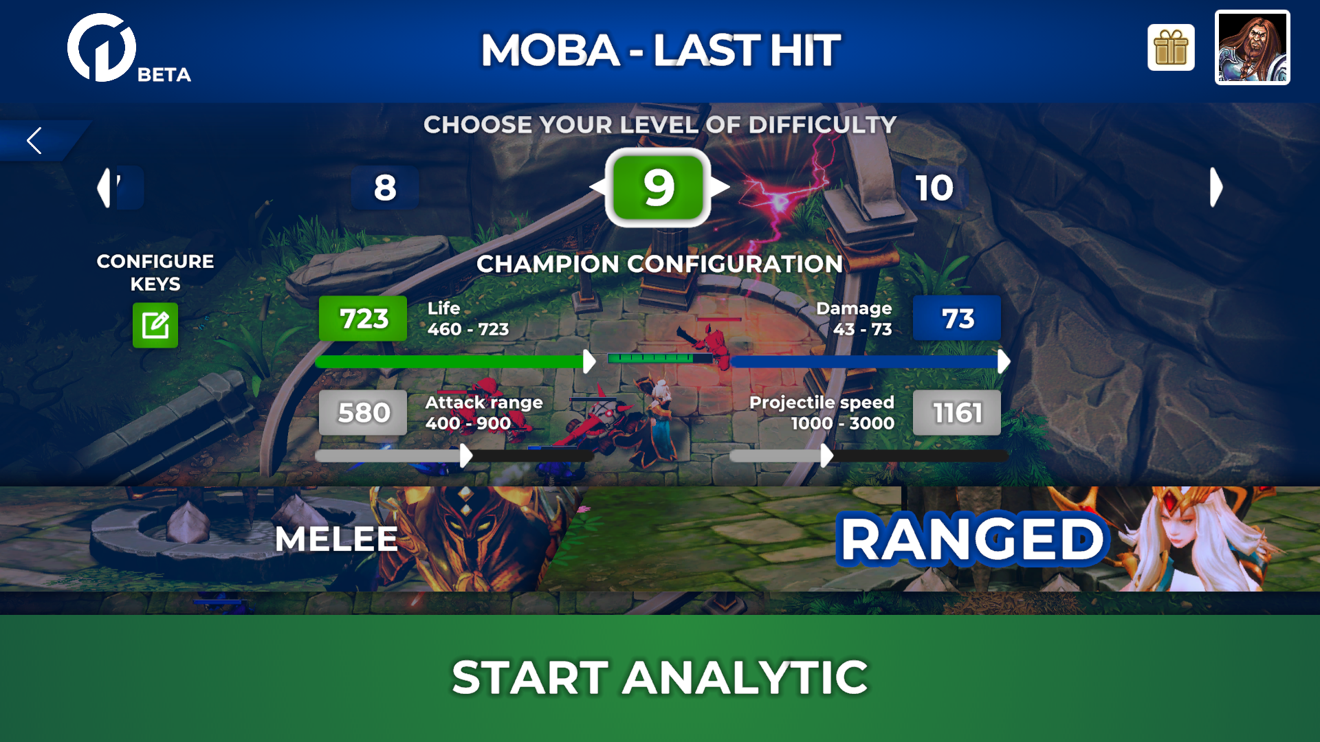 Old Settings Menu